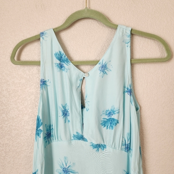 XOXO x VINTAGE 90's floral maxi dress‎ keyhole cut out size 7 - Picture 4 of 10